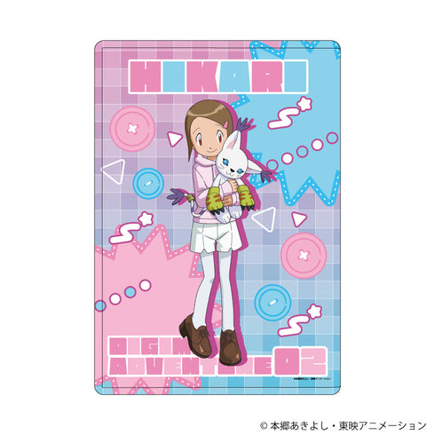 『デジモンアドベンチャー02』キャラクリアケース11/八神ヒカリ&テイルモン ぬいぐるみver.(描き下ろしイラスト)